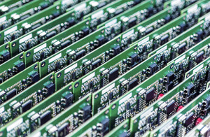 Rows of PCBs