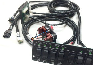 PCBs and wiring harness to control lift arm, compactor, and more.
