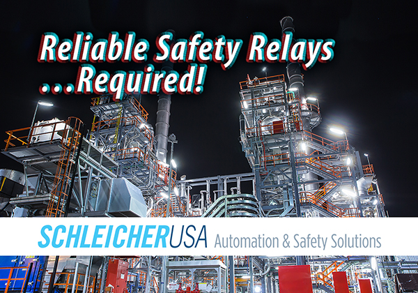 SchleicherUSA safety relays for reliable performance in various applications to protect people, equipment and systems.